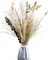 Natural Dried Flower Bouquet,17" Dried Flowers for Vase,Dried Floral Arrangements for Home Décor Indoor with Pampas